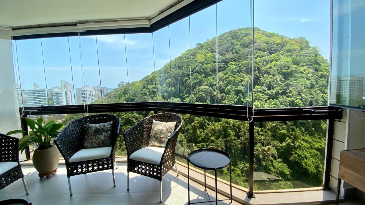 Pe Na Areia - Sol E Mar Enseada Apartment กัวรูจา ภายนอก รูปภาพ
