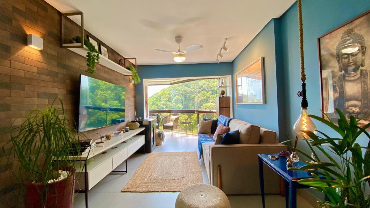 Pe Na Areia - Sol E Mar Enseada Apartment กัวรูจา ภายนอก รูปภาพ